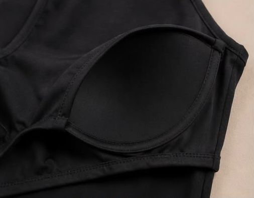 LeYa Siyah Ultra Premium Soft Askılı Bluz